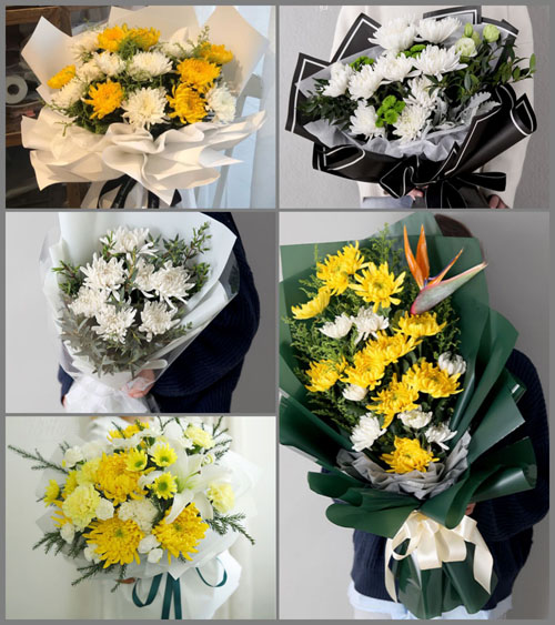 山西忻州原平市大林乡白事花束代送